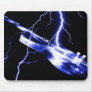 ELECTRIC GUITAR blue Mouse Pad