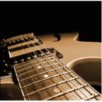 Electric Guitar Close Up - Spicy Orange photo sculptures