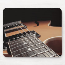 Electric Guitar Close Up - Vintage Brown mousepads