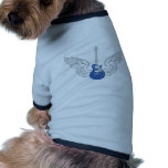 Electric guitar dog t shirt