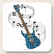 Electric Guitar Drink Coasters
