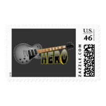Electric Guitar Hero Stamps