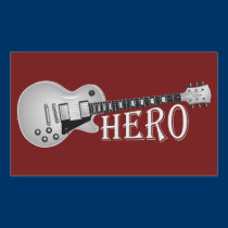 Electric Guitar Hero stickers