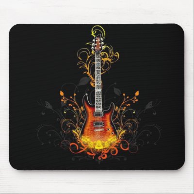 Electric Guitar Mouse Pads