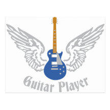 Electric guitar post cards