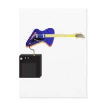 electric guitar postcards
