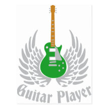 Electric guitar postcards