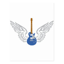 Electric guitar postcards