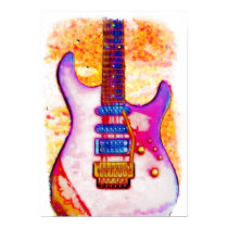 Electric Guitar Poster posters by nextstopitaly Electric Guitar Poster posters