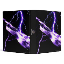 Electric Guitar Purple Binder