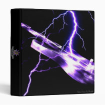 guitar, guitars, electric, lightning, rock, music, instrument, instruments, band, country, light, Binder with custom graphic design