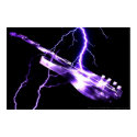 ELECTRIC GUITAR purple posters by DragonCat ELECTRIC GUITAR purple posters