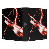 Electric Guitar Red Binder