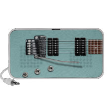 Electric Guitar Retro Doodle Speaker