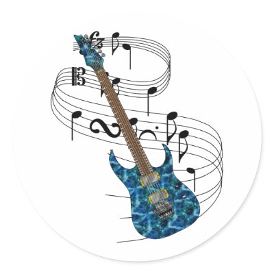 Electric Guitar stickers