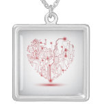 Electric Heart Necklace