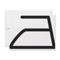 electric iron icon invitations