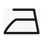 electric iron icon post cards