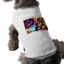 Electric Laser Show Cheerleaders Pet Tee Shirt
