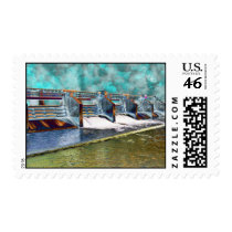 Electric Light Waterway Postage
