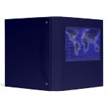 electric light world map 3 ring binders