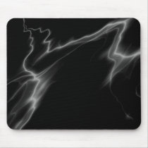 ELECTRIC LIGHTNING BLACK GREY mousepads by VoXeeD ELECTRIC LIGHTNING BLACK GREY mousepads