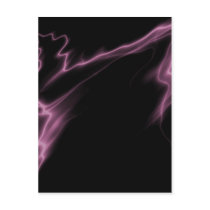 ELECTRIC LIGHTNING BLACK PINK postcards