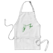 Electric Lightning Green aprons