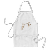 ELECTRIC LIGHTNING WHITE SEPIA aprons
