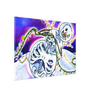 String Lights Wrapped Canvas Prints Zazzle