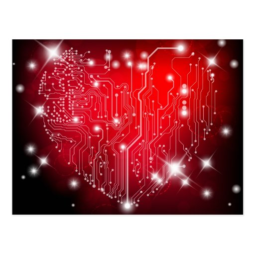 Electric Love Postcard Zazzle