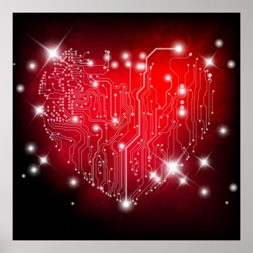 Electric Love Poster Zazzle