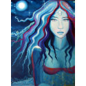Electric Moon - Goddess/Fantasy Art Print print