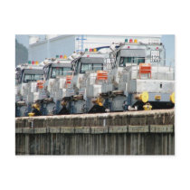 Electric "mules," Pedro Miguel Locks, Panama Canal postcards