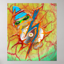 Electric Music Print and Poster posters