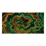 Electric Northern Lights Customized Photo Card