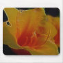 Electric Orange Flower Mousepad