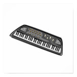 electric piano print
