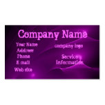 Electric purple business card templates
