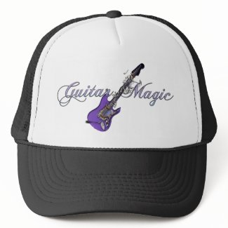 Electric Purple Guitar Magic Music Hat