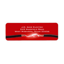 Electric Return Address Label