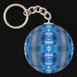 Electric Ripples Keychain