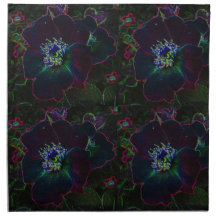 Electric Roses Cloth Napkins