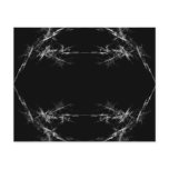 Electric Scratch. Black, White Fractal Art. flyers