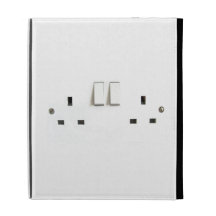 Electric socket from the UK iPad Case
