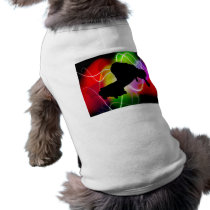 Electric Spectrum Skateboarder Dog T Shirt
