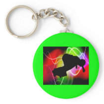 Electric Spectrum Skateboarder Key Chains