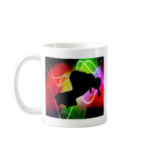 Electric Spectrum Skateboarder Coffee Mug