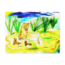 Electric Tigers postcards