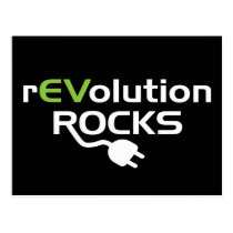 Electric Vehicles Rocks postcards